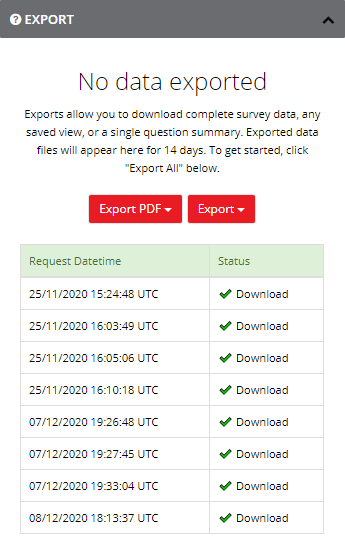 EXPORTED DATA - After I downloaded my exports, where do they go?